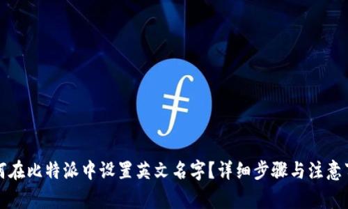 如何在比特派中设置英文名字？详细步骤与注意事项